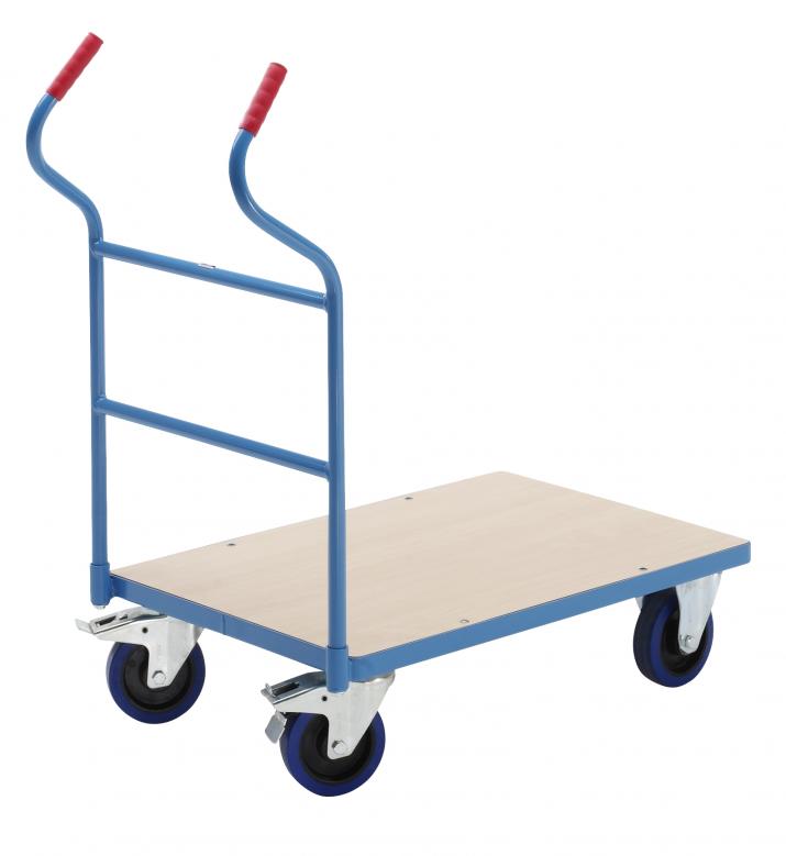 Ergonomic platform trolley