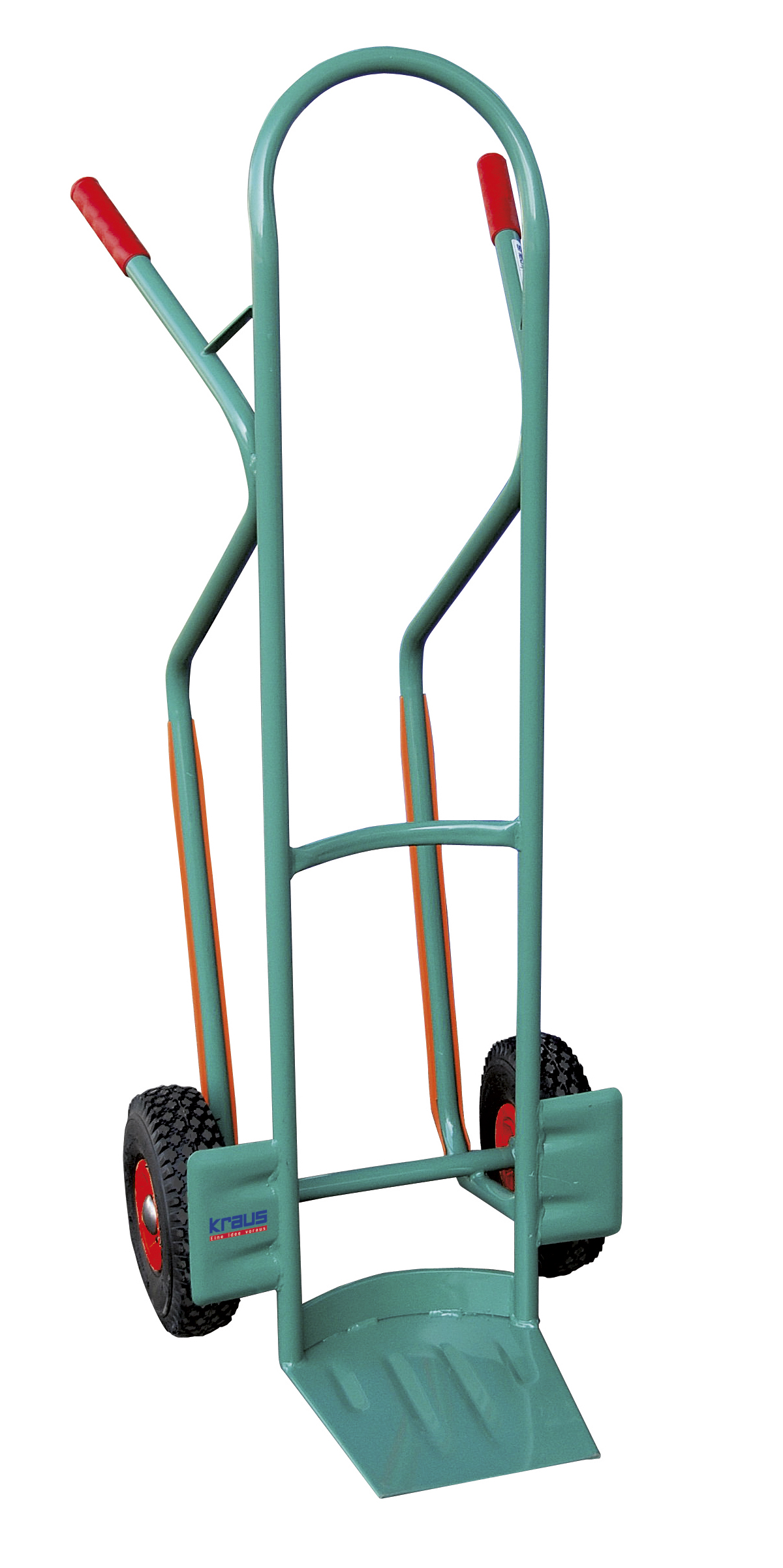 Steel tube crate trolley with wheel-slide protection