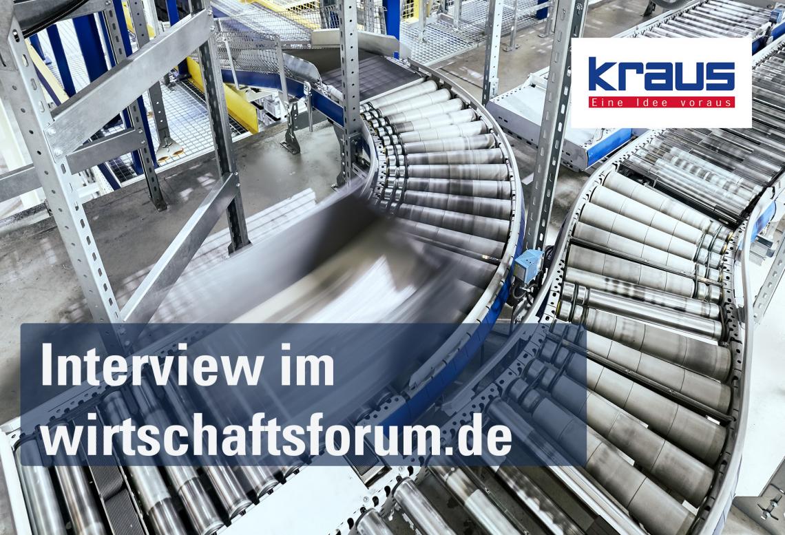 KRAUS Interview im  wirtschaftsforum.de
