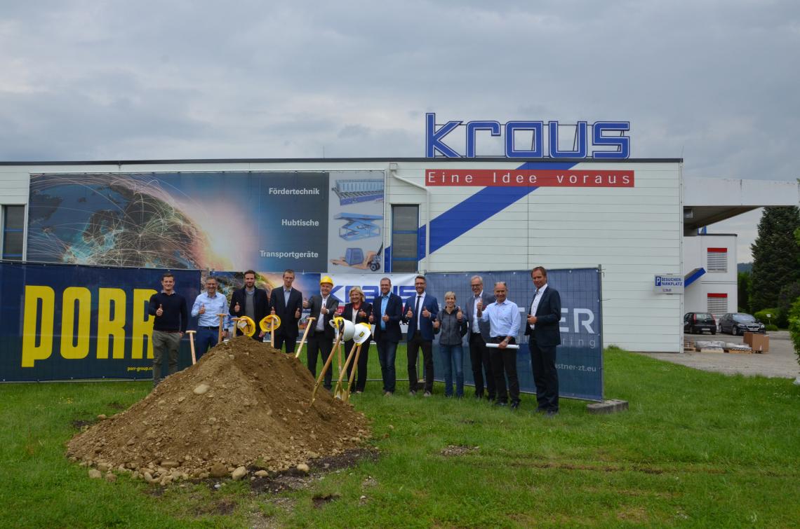 KRAUS Austria ground-breaking ceremony 2018