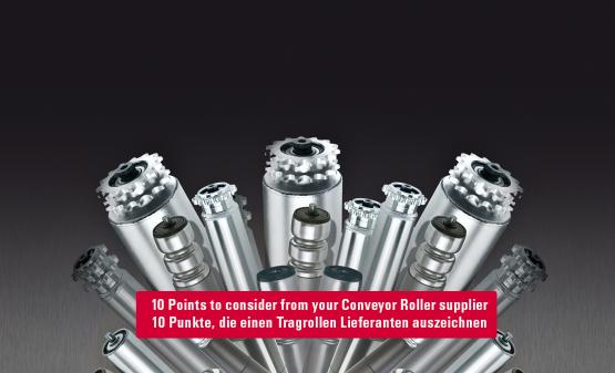 What needs to be considered from your conveyor roller supplier?