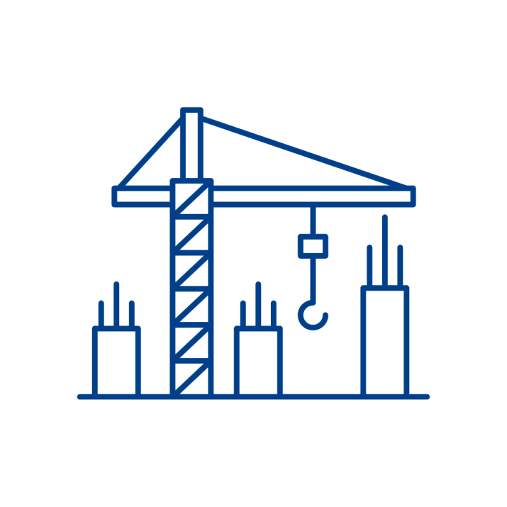 Bauindustrie, Rohstoffe & Schwerindustrie